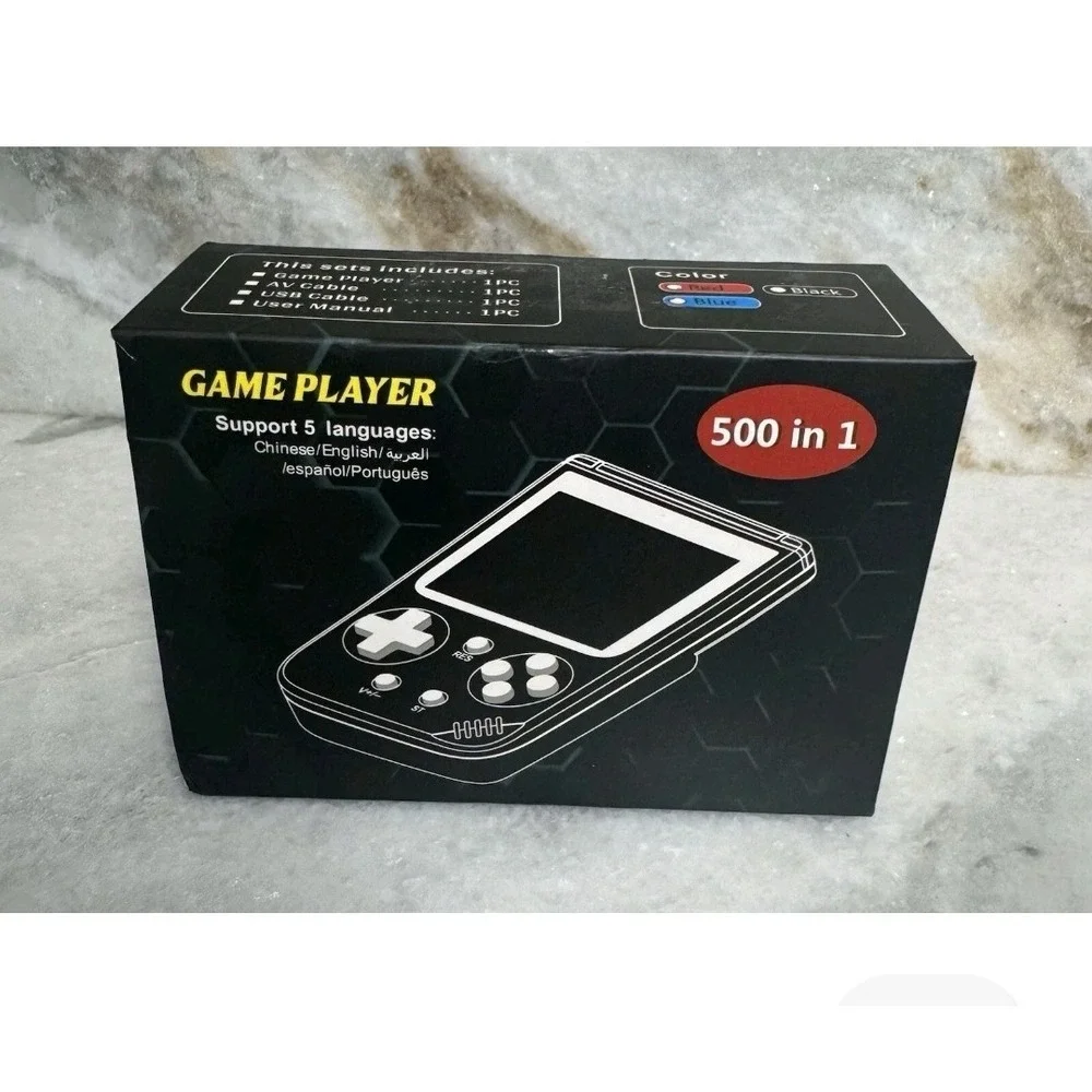 Game player 5 In 1 Retro games blue